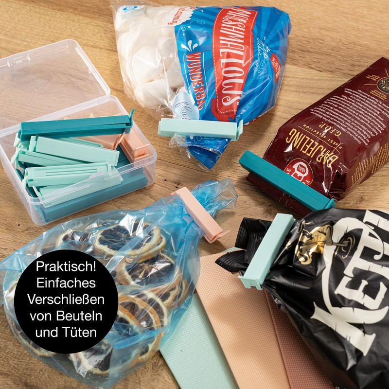 Moritz & Moritz 24 SEAL CLIPS - FREE CONVENIENT BOX