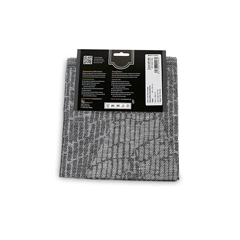 Jokipiin Sauna Aid Seat Cover White/Black 45x160cm