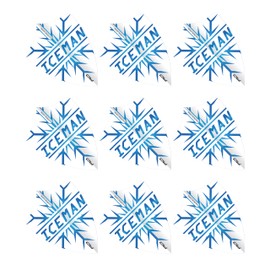 RED DRAGON Hardcore Gerwyn Price Snowflake Freestyle Dart Flights - 3 Sets Per Pack (9 Dart Flights Total)