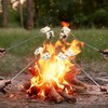 UNCO - Marshmallow Roasting Sticks with Insulated Handles, 4 Pack,
