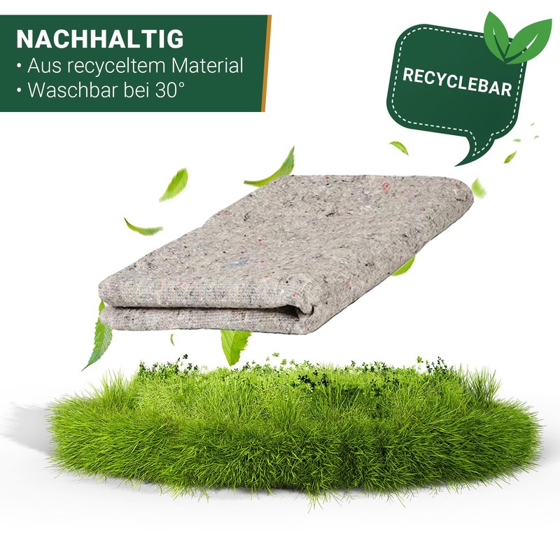 BB-Verpackungen 5 x Packing Blankets 130 x 200 cm (Sealed