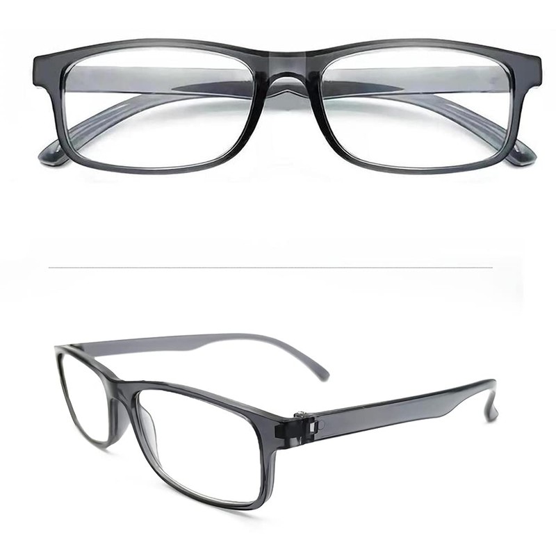 CVVTSPE 3-Pack Ultra Lightweight Classic Men's Reading Glasses with Blue