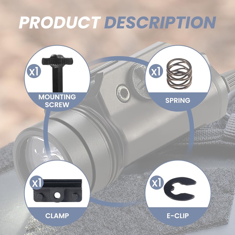 69164 TLR Clamp Assembly Replacement, Earless Screw Kit Fit for