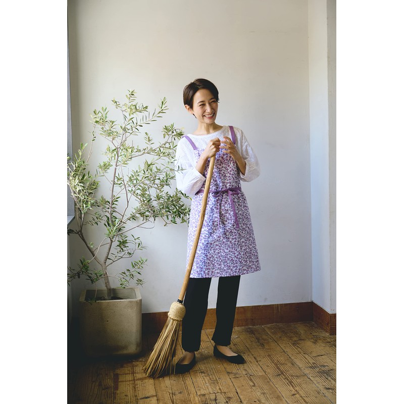 Lep Habituel 533420 Barrette, Apron, Black, Length 28.7 x Width
