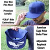 Antourage Gorra de béisbol unisex de la bandera estadounidense para