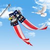 THQZLH Eagle American Flag Wind Sock(2 Pack) - Patriotic Wind