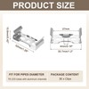 MECCANIXITY T8 Clips Bracket Hanger Fluorescent Tube T8 LED Bulb