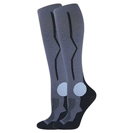 Men's and Women's Premium Compression Socks (as1, alpha, l, x_l, regular, regular, Grey)