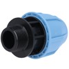 32mm x 3/4" MDPE Male Adapter Compression Coupling Fitting Water