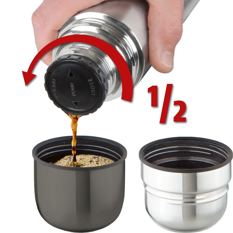 Isosteel Duo 9900DAT Top 0 75 Litre Stainless Steel Vacuum