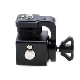 HangTon Monitor Mount for ARRI Hi5 DJI Focus Pro Handheld Unit to SmallHD Atomos 360° Tilt Rotatable 1/4"-20 3/8"-16 Threaded Screw Black