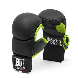 LEONE 1947 gk096, fit-karate Unisex Adult Gloves, unisex adult, GK096, black, Large