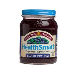 Nature's Hollow, Sugar-Free Blueberry Jam Preserves, on GMO, Keto Friendly, Vegan and Gluten Free - 10 Ounce