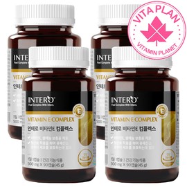 Vitamin E 400IU natural form D-alpha tocopherol selenium antioxidant 90 capsules, 4 pieces / 비타민이 미국산원료 고함량 비타민E 400IU 천연형태 디 알파 토코페롤 셀레늄 항산화 90캡슐, 4개