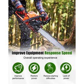 Air Filter Tune-Up Kit Fit for Echo CS-310 Chainsaw, with Air Fuel Filter, Spark Plug, Purge Ball, Fuel Tank Went, Multi Protection Ensure Long-term Stable Operation of Chain Saw