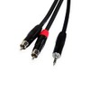 BravoPro PY007-01 1M Y Cable 3.5mm TRS Jack Plug to