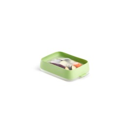 Lékué Wiederverwendbare Frischhalteplatte, grün, 22x15x5 cm