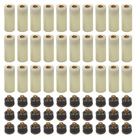 BGTXINGI Billiard Cue Ferrules with Screwable Cue Tips Billiard Accessories Spare Parts Stick Repair Tool Set (10mm Brown Tip)