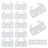 UBANU Drawer Slide Guides Bottom Mount, 12 Pack Plastic Drawer