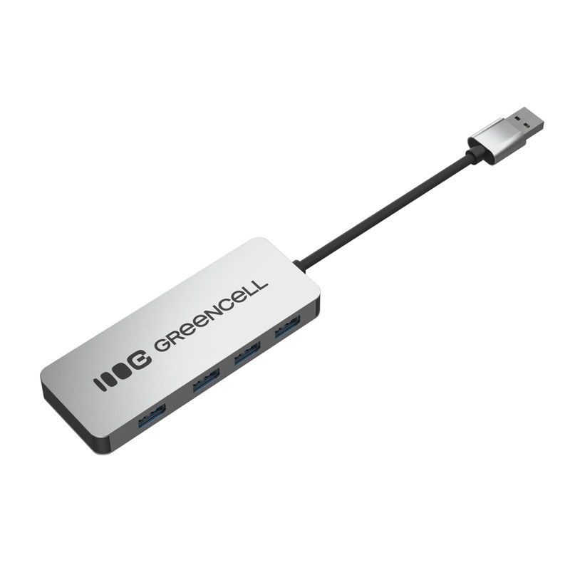 Green Cell 4-Port USB 3.0 Hub Splitter 5 Gbps, Multiple