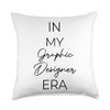 In my Graphic Designer era Throw Pillow