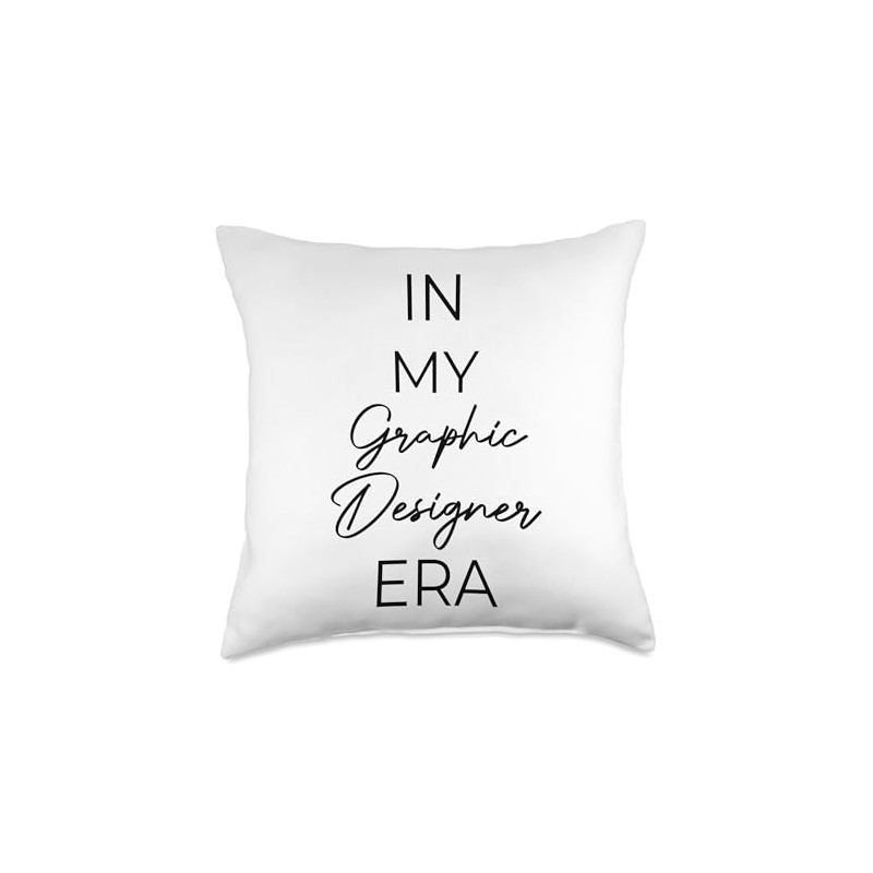 In my Graphic Designer era Throw Pillow