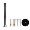 VoTwoofv Glass Railing Corner Post 35.8",304 Stainless Steel Glass Balustrade