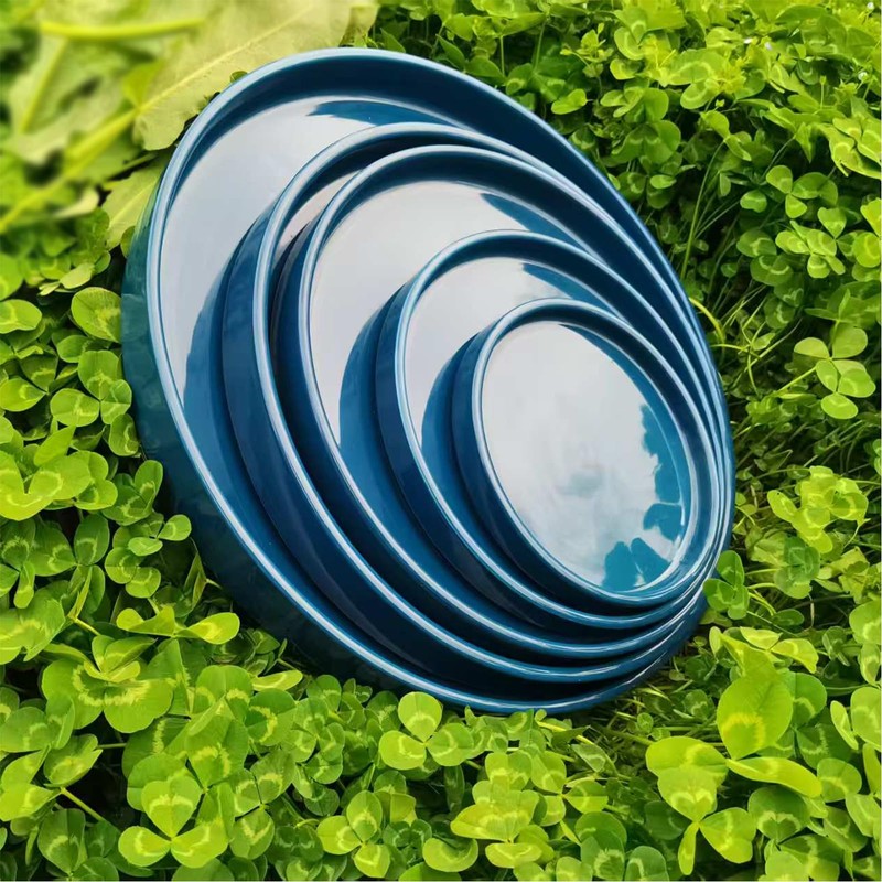 Fzfeiyy Ceramic Plant Saucer 5 Inch, 2 Pack Round Plant