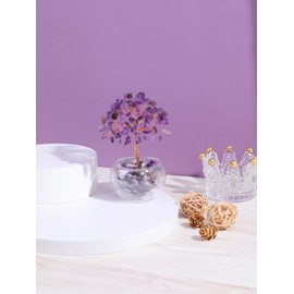 JOVIVI Amethyst Crystal Tree Purple Gemstone Crystal Tree of Life Healing Crystals Spiritual Gifts for Women Mum Birthday House Warming Gifts New Home Gifts for Women