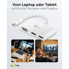 goobay 52412 Multiport Adapter USB-C to VGA + DP +