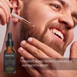 Eazerom 09 Beard Oil, 30 ml Beard Oil for Beard Care, Makes Soft, Protects and Strengthens, Moisturiser Beard Oil for Men, Gives Shine and Suppleness for a Nourished Beard Feel, Beard Softener