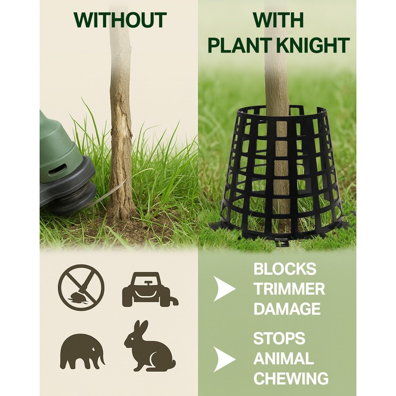 Plant Knight Tree Sapling Protector – Plant Cages to Keep