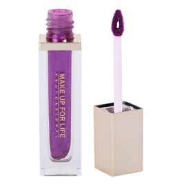 Make Up for Life Metallic Liquid Lipstick-6, Purple, 4.5ml