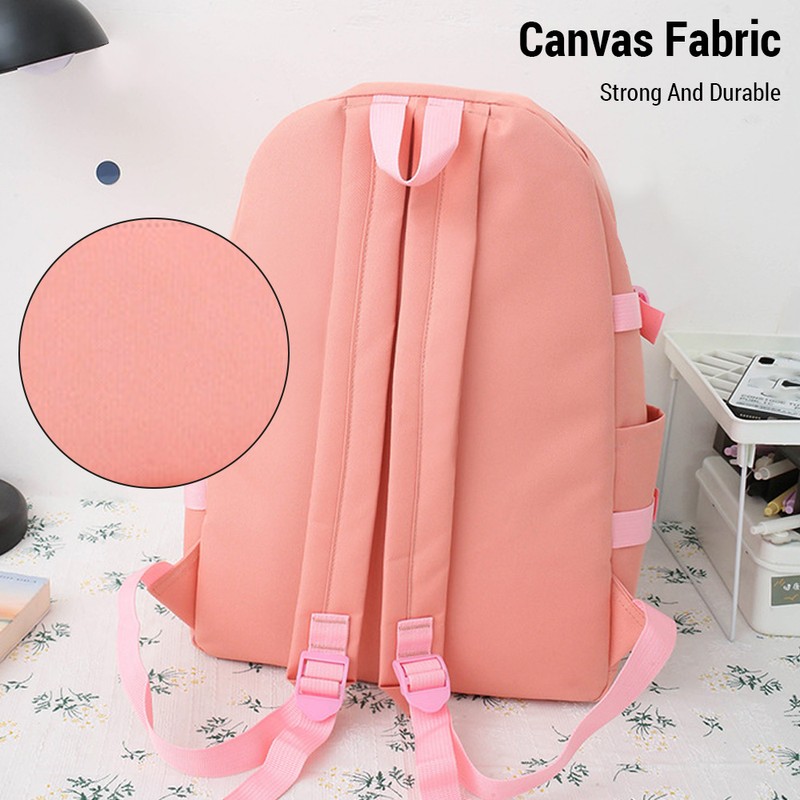 Four-piece Set Backpack Large Capacity Trendy Casual Bag Backpack Set
