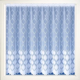 Marseille White Net Curtains, Lace Curtain, Cut To Width (205cm 81'' Drop)