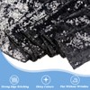 Table Runner, 30 x 180cm Black Shimmer Sequin Table Runner
