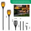 Solar Torch Lights,96LED Flickering Flame,43Inch IP65 Waterproof 4Pack