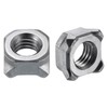 sourcing map Weld Nuts, M8-1.25 Square UNC Carbon Steel Machine