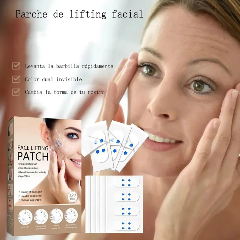 Cintas Lifting Facial Invisibles Moldeador Rostro