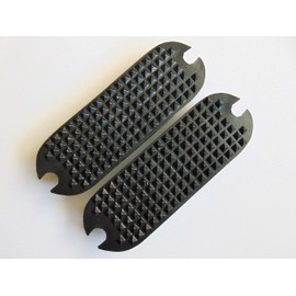 S-Products HORSE RIDING IRON STIRRUP RUBBER FILLIS TREADS PADS (5.0, Black)