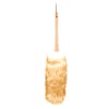 QANYEGN Lamb Wool Duster Wool Feather Duster with Wooden Handle