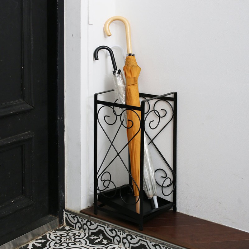 Elmor Andante modern umbrella stand organizer, Andante umbrella stand white