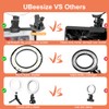 UBeesize Ringlicht Laptop, 6''Ringleuchte mit Stativ&Clip, Videokonferenz Licht 5 Beleuchtungsmodi/5Helligkeiten