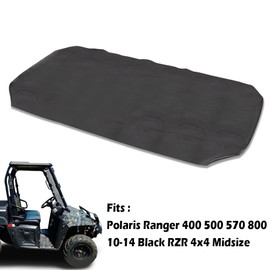 G-PLUS Black Soft Seat Cover Protector, Compatible with Polaris 400 EV Midsize 2010-2014/ Polaris 500 Midsize 2011-2013/ Polaris Ranger 570 Midsize 2014-2019/ Polaris 800 Midsize 2012-2014
