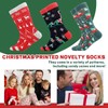 Auiremrti Colourful Christmas Socks, 3 Pairs Cuddly Medium Length Socks