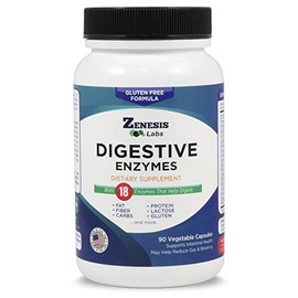 Enzimas digestivas  amilasa, bromelana, proteasa, lipasa y 14 otros  agrega la mezcla probitica de ZL para ahorrar 12,50-90 cpsulas                   