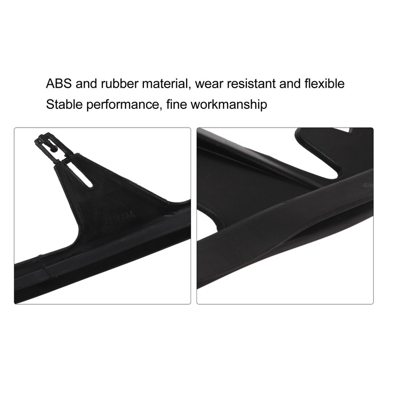 1 Pair Car Headlight Cover Gasket 63128384490 Strong Sealing Black