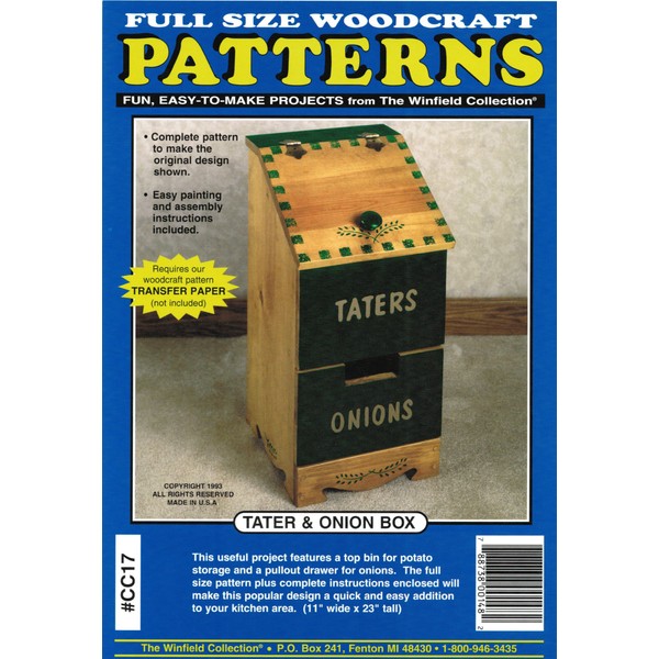 Tater Onion Box Woodworking Project Plan