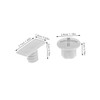 ULTECHNOVO 1 Set Weather Resistant Plastic Caps for Slides Fit