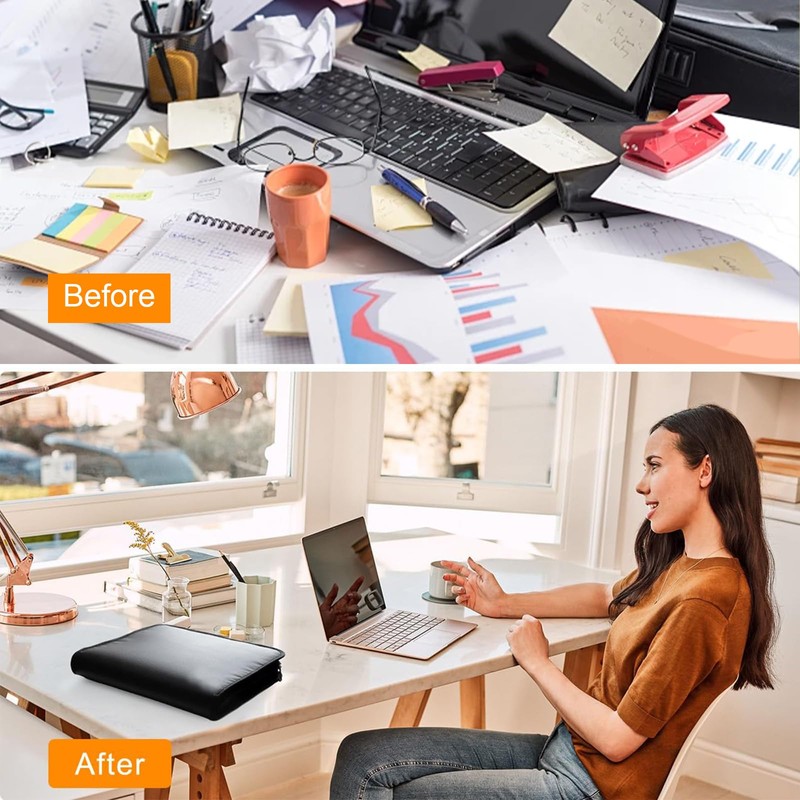 Erzekrim Expanding File A4 Fireproof Document Folder A4 with Zip